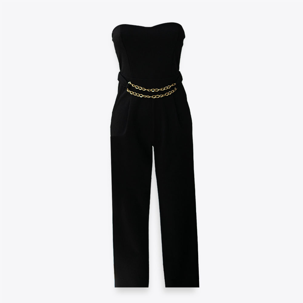 enterizo negro con cadenas jumper negro conc adenas confeccion ropa quito ecuador mirmag