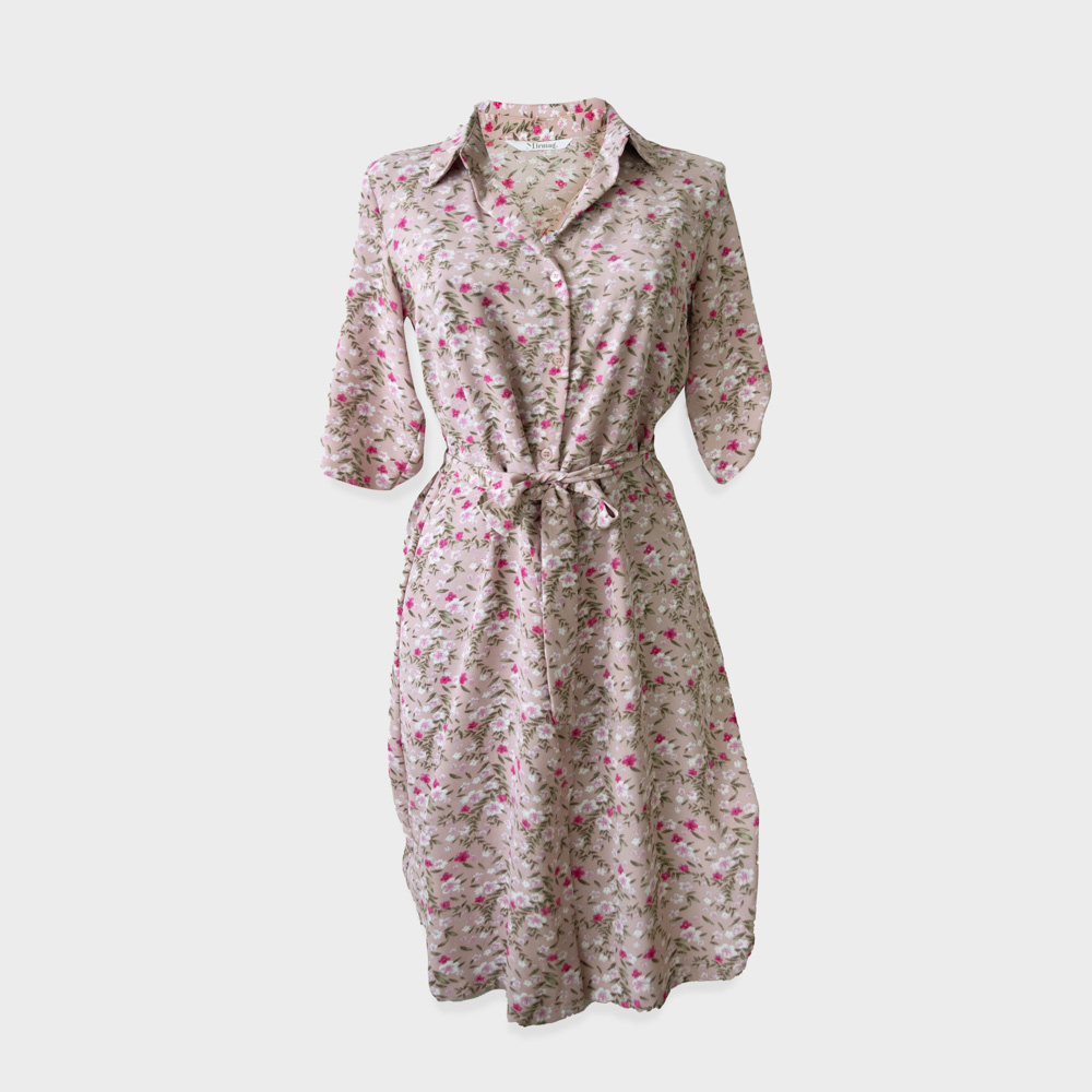 vestido flores rosa palido mirmag confeccion ropa quito ecuador copy